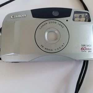 Vintage  35MM CANON zoom SURE SHOT w/date 38-60mm Lens